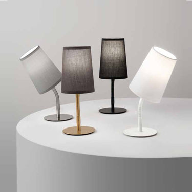 Lampada da tavolo flex in metallo